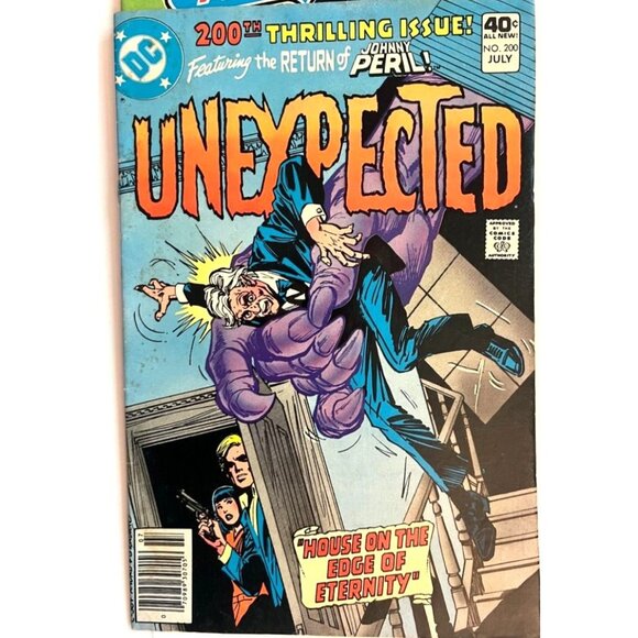 VTG DC Comic Book Lot: Unexpected #200 Justice League Of America #180 Secrets Of - Picture 2 of 4